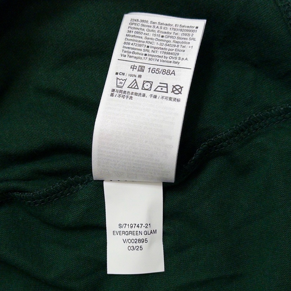 NWT GAP Crewneck T-Shirt Evergreen Glamour Green Short Sleeve Tee Size S Basics - Picture 7 of 12